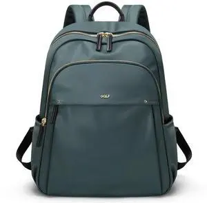 GOLF SUPAGS Stylish Laptop Backpack for Women Computer Bag Fits 14 Inch Notebook Travel College Work Backpacks Purse (Atrovirens)