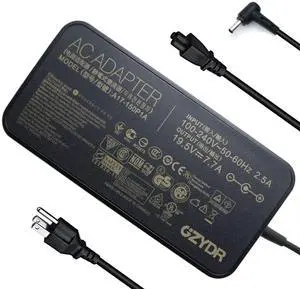 150W Laptop Adapter 19.5V 7.7A A17-150P1A AC Adapter for Asus Laptop Charger 5.5x2.5mm(not 4.5x3.0mm)