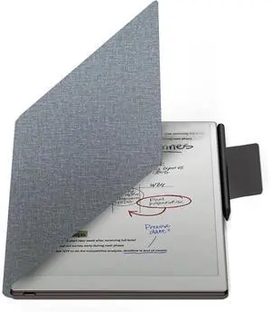 JvKzaen Case for Remarkable Paper Pro Color 11.8",Slim Hard Back Shell Protective with Pen-Buckle,Smart Magnetic Cover for Remarkable Paper Pro 11.8" Color 2024 Released Tablet Only(Gray)