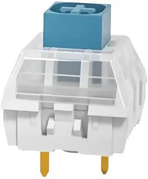 Kailh Box Heavy Blue Switches for DIY Mechanical Keyboard,3-pin/60gf Clicky/RGB/LED/IP56 Water&Dustproof/Long Life switches(Blue,72pcs)