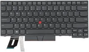 Replacement Backlit Keyboard for Lenovo Thinkpad T14 Gen 1 & T14 Gen 2, Thinkpad P14s Gen 1 & P14s Gen 2 Laptop US Layout P/N: 5N20V43760 SN20V43688