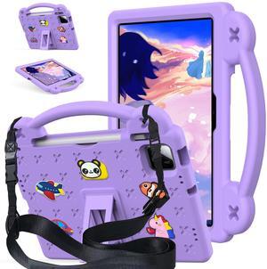 Kwamaz for Onn 11 inch Tablet Pro Case (2024) Model 100146660, EVA Kids Shockproof Cover for Onn Surf 11'' Tablet Pro (Purple)