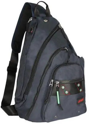 Larswon Sling Backpack, Sling Bag Laptop, Crossbody Bag Men, Shoulder Bags Blue