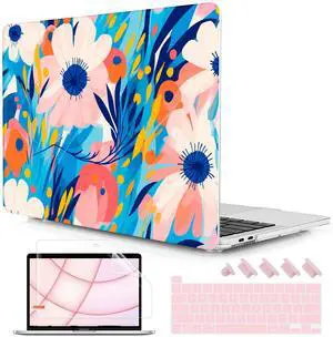 Lepeoac for MacBook Pro 16 inch Case 2019 2020 Release Model A2141, Plastic Hard Shell Cover with Keyboard Cover & Screen Protector for MacBook Pro 16 inch with Touch Bar & Touch ID, Ornament