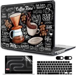 MEEgoodo Case for M4 MacBook Pro 14 inch Case 2024 2023 2021 A3112/A3401/A3185/A2918/A2992/A2779/A2442 M3 M2 M1 Pro/Max, Laptop Hard Shell Cases Compatible with MacBook Pro 14", Coffee