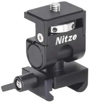 Nitze Field Monitor Mount, NATO Monitor Mount, with NATO Clamp, Swivel and Tilt Adjustable, Max Payload 11 lb -N54-F2