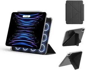 Magnetic Case Compatible with iPad Pro 11 Inch Case(2018/2020/2021/2022) 4th/3rd/2nd/1st, Slim & Lightweight Four-Corner Protective Folio Origami Style Cover,Can Landscape & Portrait