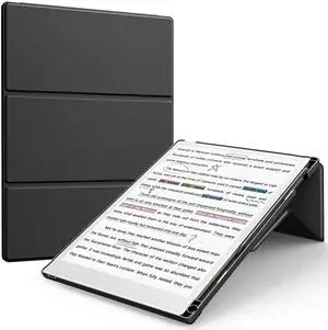 TiMOVO Stand Case for Remarkable Paper Pro 11.8 Inch 2024, Multi Angle Foldable Folio Cover with Pen Holder for Remarkable Paper Pro Color Tablet, Support Auto Wake/Sleep, Black