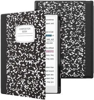 TiMOVO Case for Remarkable Paper Pro 11.8Inch 2024, Lightweight Hard Back Shell Protective Book Folio Cover with Pen Holder for Remarkable Paper Pro Color Tablet, Support Auto Wake/Sleep,BlackNotebook