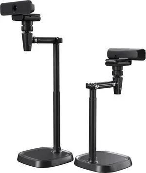 Webcam Stand Camera Mount Cellphone Stand for Webcam C925e C922x C922 C930e C930 C920 C615 Brio 4K, DSLR Camera Right Light with 1/4" Thread, 1-Pack