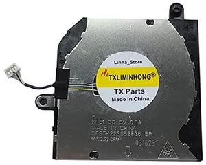 TXLIMINHONG New Compatible CPU Cooling Fan for DELL Latitude 5430 FP51 DFS5K223052836 0V0N0P EG50050S1-CJ02-S9A DC5V 0.5A Fan