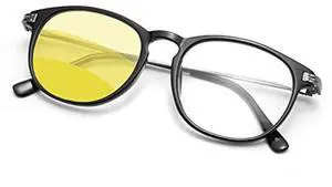 UniVison Blue Light Blocking Reading Glasses,Anti Headache/Eye Strain Readers Women/Men Anti Eye Strain/Glare/UV Filter Eyeglasses Black +2.00 No.L3351001