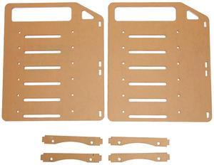 3.5in Hard Drive Bracket, Acrylic Hard Drive Bracket, Support Fix Multiple 3.5inch Hard Drives, 8cm Fans, DIY Hard Disk Rack, HDD Hard Drive Bracket for Desktop (6 Layers)