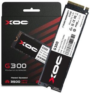 XOC G300 512GB Gen3 NVMe SSD, M.2 PCIe 3.0, Up to 3500 MB/s Read & 3200 MB/s Write, High-Speed Storage Solution for Gaming, Content Creation, and Everyday Computing - Compact Form Factor for Laptops