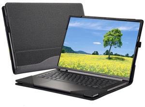XJchen Laptop Cover Compatible with Lenovo Yoga 7 9 IdeaPad 5 Slim 7 ThinkPad X1 Carbon & Inspiron 14 Vostro 5401 5402 Latitude 7410 7420 7430 Case Protective Skin Sleeve (Black)
