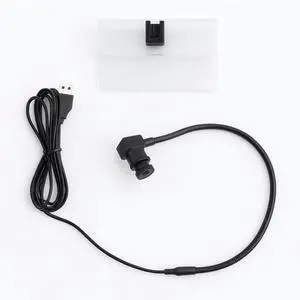 Yosoo Health Gear USB Center Webcam Eye Meeting, Auto Focus 2MP Middle Screen Webcam with Built in Microphone for PC Laptop, Plug Play USB Connecting with Mounting Kit