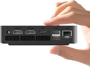 TRIGKEY Key mini N150, Intel Twin Lake N150 (4C/4T, Up to 3.6Hz, MAX 20W TDP) 16G DDR5 4800MHz 500G SSD Mini Computers, N150 Miroc PC Support Dual Display 2*HDMI/2.5G LAN/WiFi-6/BT5.2/USB-C Office PC