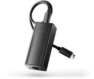 REVODATA 2.5G 25W PoE to USB-C Converter Adapter, Type-C Output Power & Ethernet 2 in 1, Max 20V 25W Charging & 2.5Gbps Rate for Laptop, Plug & Play (2.5GPD2CAT-20V)