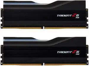 G.Skill Trident Z5 RGB Series (Intel XMP 3.0) DDR5 RAM 64GB (2x32GB) 6000MT/s CL30-40-40-96 1.40V Desktop Computer Memory U-DIMM - Matte Black (F5-6000J3040G32GX2-TZ5RK)