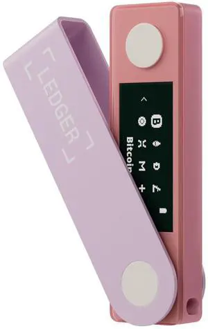 Ledger Nano S Plus (Pastel Pink): The Perfect Entry-Level Hardware Wallet to securely Manage All Your Crypto and NFTs. (Not Compatible with iOS)