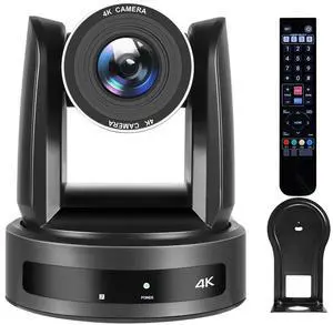 ADKIDO 4K PTZ Camera,20X PTZ Camera,4KP30 IP Streaming Output with HDMI,3G-SDI,USB 3.0 for Conferencing, Church and Schools.(SDI+HDMI+USB3.0+IP, 20X)