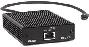 Sonnet Technologies Solo 10G Thunderbolt 3 to 10GBASE-T Ethernet Fanless Adapter (SOLO10G-TB3)