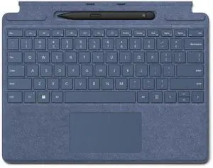 Microsoft Surface Pro Signature Keyboard with Slim Pen 2 Bundle, Sapphire Colour Keyboard