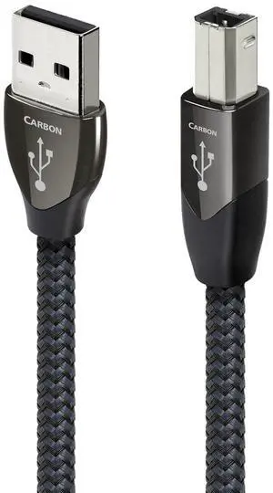 AudioQuest 3 m Carbon USB A > B High-Definition Audio Cable