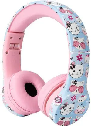 Snug Play+ Kids Headphones with Volume Limiting for Toddlers (Boys/Girls) - Kitty
