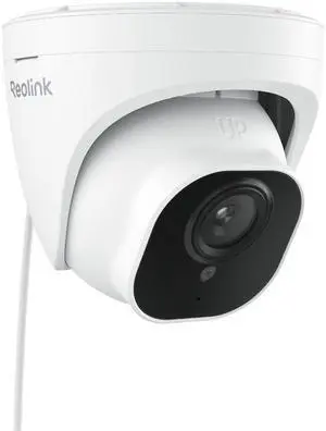 REOLINK Security Camera Outdoor, IP PoE Dome Surveillance Camera, Smart Human/Vehicle Detection, Work with Smart Home, 100ft 5MP HD IR Night Vision, Up to 256GB microSD Card, RLC-520A