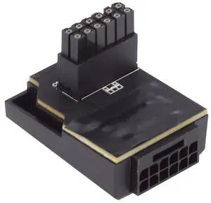 NFHK 12VHPWR ATX3.0 PCI-E 5.0 Power Modular Male to Female Adapter Extension Up Angled 90 Degree for 3080 3090TI PSU 16Pin 12+4P Graphics Card