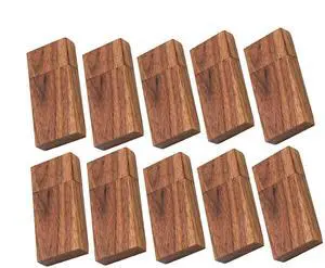 USB 16GB Flash Drive 10 Pack, EASTBULL Wooden USB Flash Drives Thumb Drives Memory Stick USB 2.0 Pen Drive for Date Storage