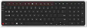 Contour Design Balance Keyboard  Wireless, Ergonomic Design - Compact Size, Adjustable Tilt to Support Wrist Strain, Plug & Play PC/Mac
