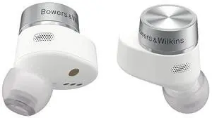 Bowers & Wilkins Pi7 S2 True Wireless Earbuds - Active Noise Cancellation, Qualcomm aptX Technology, Bluetooth, Crystal-Clear Calls, Wireless & 15-Minute Quick Charging, Canvas White