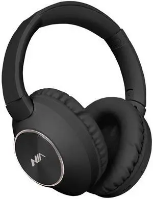 XuanGui Over Ear Wireless Bluetooth Headphones, Foldable HiFi Stereo Headphones with 20H Playtime, Bluetooth 5.3, FM/TF, LED Lights for Cellphone Home NX400, Black