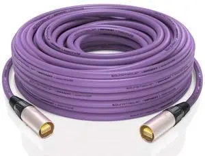 Sound Tools SuperCAT Professional Grade Shielded CAT5e etherCON Cable, Flexible Polyurethane Jacket, Neutrik Connectors (3 feet, Purple)