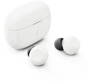 ROSESELSA Ceramics Wireless Earbuds, High-Fidelity Sound, 60ms Gaming Earphones, 35H Playtime with Super Charge, IPX5 Sweat Resistant, Dual Connectivity, Bluetooth 5.3, ENC (White)