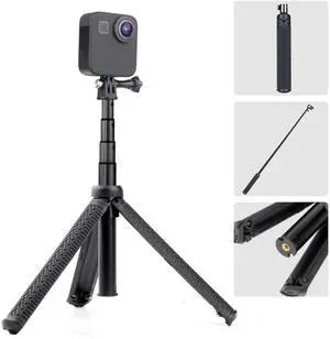 GEPULY 3-in-1 Aluminum Underwater Tripod Selfie Stick Hand Grip for GoPro Hero 13 12 11 10 9 8 7 6 5 4,Session, Max, AKASO,DJI Action 4 5 Cameras&Smartphones Stand Monopod
