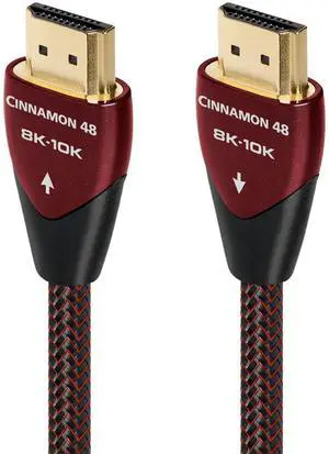 AudioQuest 1.5m Cinnamon 48 2.1 HDMI Cable - 8K/10K Ultra HD, Gaming, High-Speed, 48Gbps, HDR, eARC