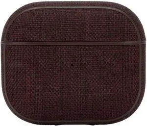 Incase Airpods Case in Woolenex - Airpod 3rd Generation Case - Durable, Lightweight and Protective Cover with Premium Fabric, Scratch-Resistant Design, and Precision Fit for Everyday Use - Deep Red