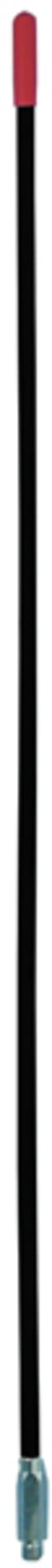 Accessories Unlimited AU24-B 4 ft. Fiberglass CB Antenna with 0.38 x 24 in. Threads - Black