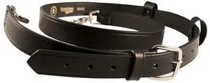 BOSTON LEATHER Fireman's Radio Strap - Black - X-Large
