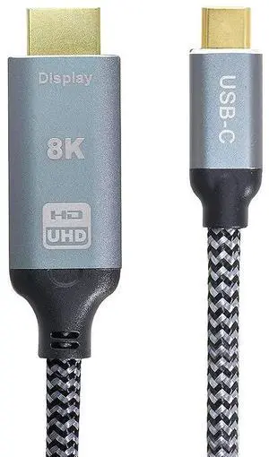 xiwai USB4 USB-C Type-C Source to HDMI 2.0 Display 8K UHD 4K DP to HDMI Male Monitor Cable Connector 1.8m 6ft
