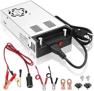 EAGWELL AC to DC Converter 12V Power Supply: Universal SMPS 120V AC to 12V 50A 600W DC Converter Power Supply Transformer Driver Adapter for RV,Pump,LED Strip, LCD Monitor