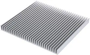 Awxlumv Large LED Aluminum Heatsink 200 x 220 x 18mm / 7.87 x 8.66 x 0.7 Inch Cooler 30 Fins Heat Sink Board