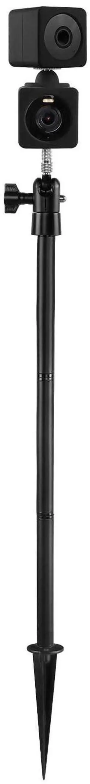 HOLACA Spike Pole Mount Ground Stake and Weatherproof Silicone Cover for Wyze Cam OG Bundle(WYZE Cam OG + Cam OG Telephoto + Cam OG Stack Kit), Suitable for Stake into Soft Ground