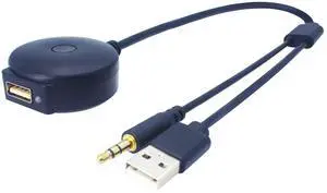Yoper Bluetooth Kit Compatible with BMW and Mini Cooper Android iPhone iPod Integration Music Interface Adaptor for Cars USB AUX Connector