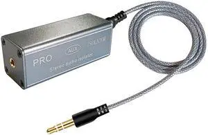 3.5mm Noise Filter Pro Hum Eliminator Ground Loop Isolator (No Affect Bass) Aluminum Shell Quality Buzz Eliminator Isolator for HIFI Stereo Home Theater Car Audio Player Plug&Play 3.5mm Audio Isolator