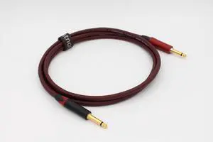 Evidence Audio Geistnote's Forte Instrument Cable with Neutrik Silent Plug and Gold Connectors 10 Ft (3 M) ~ Straight to Straight