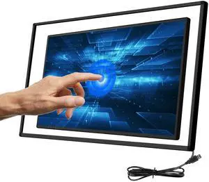 SpecialTouch 65 Inch Infrared Touch Screen Frame 20 Points Interactive Ir Touch Screen Panel Overlay Suitable for Touch LCD Monitor TV Frame, Touch Digital Signage, Touch Whiteboard